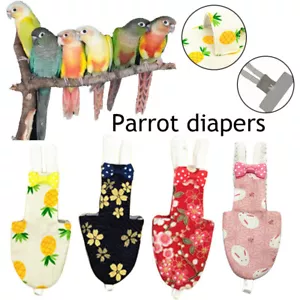 1 Pièce De Vêtements Pour Oiseaux De Compagnie Couche-Culotte Pour Perroquet ~ - Photo 1/20
