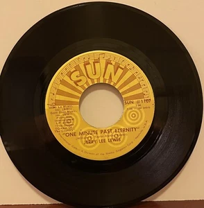 JERRY LEE LEWIS One Minute Past.../Frankie & Johnny 45 RPM 7" SUN Ultrasonic EX - Foto 1 di 2