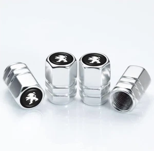 Peugeot Tyre Valve Caps 4pcs - Picture 1 of 5