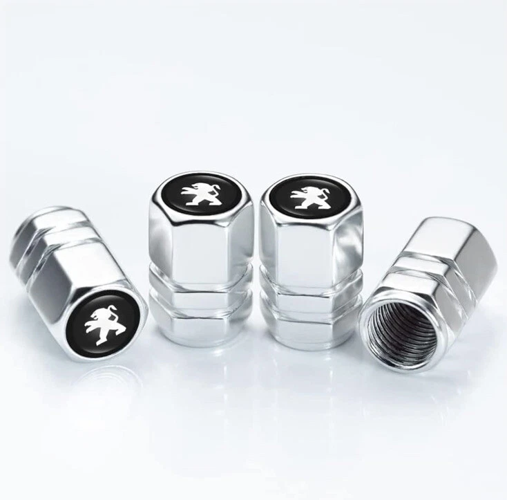 Tapas válvulas neumáticos peugeot 4 piezas Foto 1 de 4