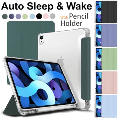 Für iPad 5/6/7/8/9/10th Gen Air 3 4 5 Mini 6 Schutzhülle Smart Case Tasche Cover - Bild 1 von 4