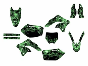 Kit de pegatinas gráficas KX 250F para Kawasaki 2006 2007 2008 verde zombie - Imagen 1 de 1