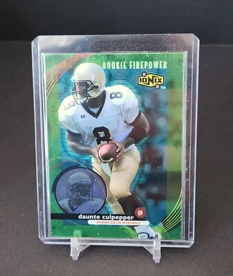 1999 UD Ionix Daunte Culpepper ROOKIE FIREPOWER card #63 Minnesota Vikings - Image 1 of 2