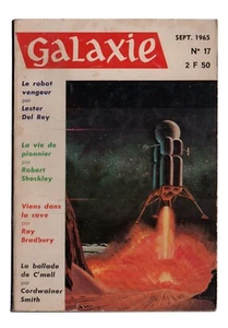 Revue GALAXIE n°17 DEL REY / SHECKLEY / BRADBURY / SMITH SEPTEMBRE 1965 - Picture 1 of 3