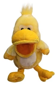 Ganz Quacking Duck Quinn Puppet HE5637 Easter Stuffed Plush Musical WORKS - Picture 1 of 17