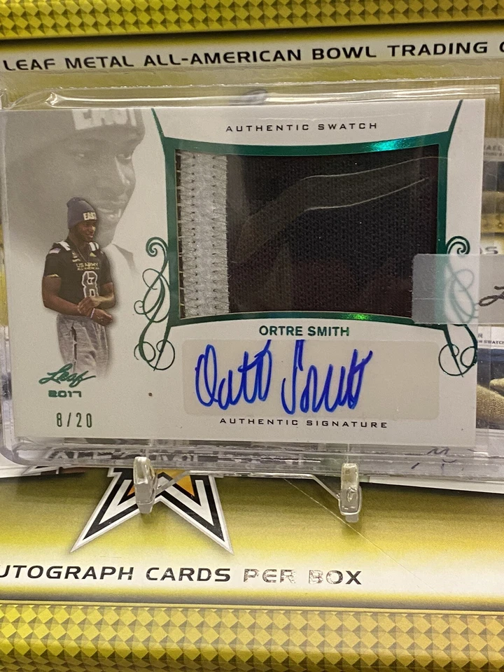 2017 Leaf All American ORTRE SMITH Autograph Patch Auto 8/20 South Carolina - Image 1 of 1