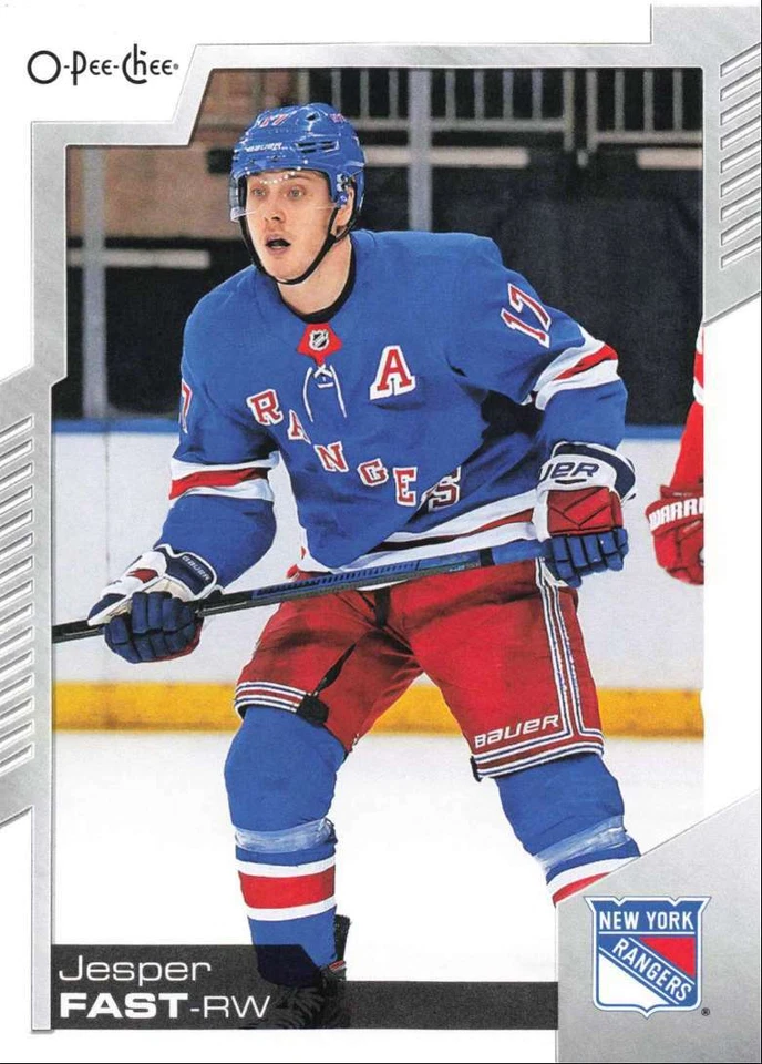 2020-21 O-Pee-Chee Jesper Fast New York Rangers #115 - Image 1 of 2
