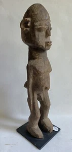 Antik Anfang 20. Jahrhundert Afrikanischer Lobi Stamm Holz Skulptur Burkino Faso Afrika - Bild 1 von 22