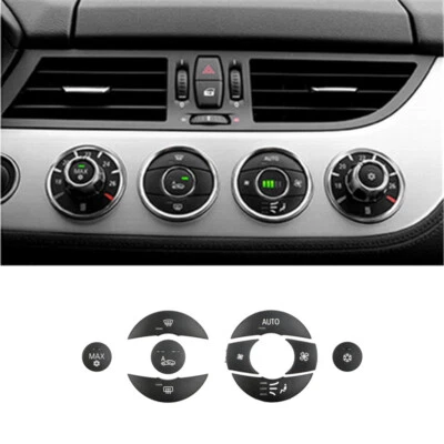 9pcs Black Car Front Center AC Control Switch Button For BMW Z4 E89 2009-2016 — 第 1/4 张图片