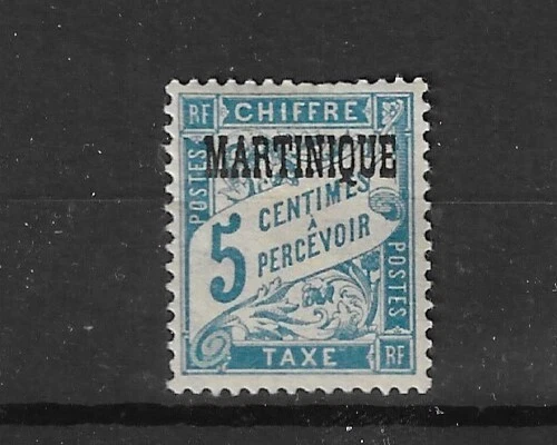 1927 - Martinique Postage Due 5c Overprint MH Mi:FR-MAR P1 SG#D130 - Image 1 of 1