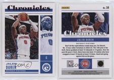 2022-23 Panini Chronicles Chronicles Pink Jalen Duren #38 Rookie RC
