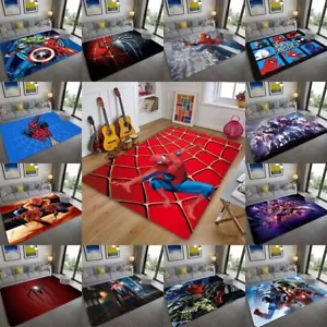 Spiderman Avengers Large Floor Carpet Mat Area Rug Bedroom Living Room Anti-Slip - Picture 1 of 26