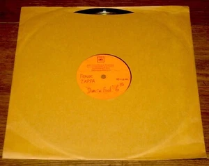 FRANK ZAPPA ~ DANCIN' FOOL ~ 1-SIDED 1-TRACK UK CBS 10" ACETATE 1979 - Picture 1 of 5