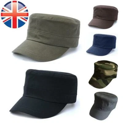 VDL Army Hat 100% Cotton RETRO Style Military Baseball Cap Men Women - Image 1 of 4