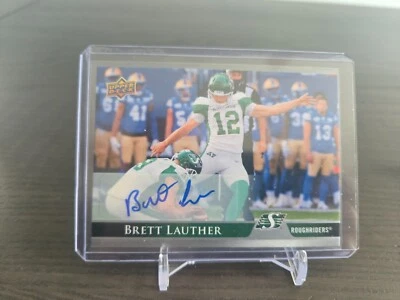 2021 Upper Deck CFL Autographs Brett Lauther — 第 1/2 张图片