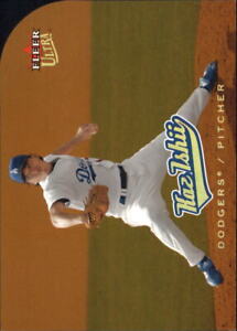 2005 Ultra Gold Medallion Los Angeles Dodgers Baseball Card #128 Kaz Ishii