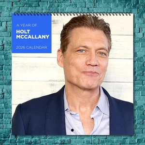 Holt McCallany 2026 Calendario da Parete, 12 Mesi Celebrità Fan Collezione Regalo - Foto 1 di 4