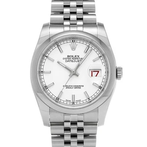 Rolex Datejust 116200 Men's Watch, White Dial, 36mm, Luxury Brand, Used - Picture 1 of 6
