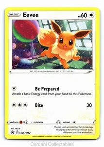 Eevee SWSH212 - SWSH Black Star Promo - Pokemon Karte - Near Mint - Bild 1 von 2