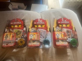 3 LEGO Ninjago Spinners Cole  2170, Wyplash 2175, Kruncha 2174 New Sealed!