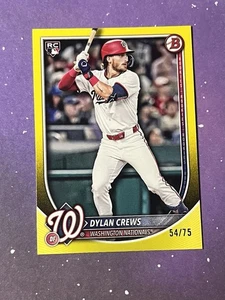 Bowman 2025 - Dylan Crews #42 amarillo/75 (RC) - Washington Nationals - Imagen 1 de 1