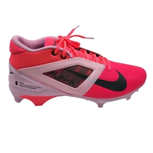 Nike Alpha Menace 4 Pro Football Cleats HJ4568-600 Hot Pink Black Size 12 - Picture 1 of 9