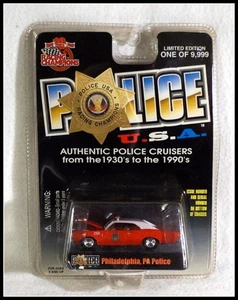 Racing Champions 66 Pontiac GTO Philadelphia PA Police Car Issue #76 #Z1013 - Picture 1 of 5