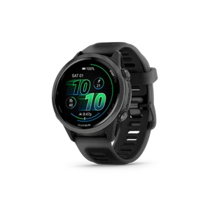 Garmin Forerunner 570, 42 mm, gris ardoise avec bracelet noir (010-02970-00) * - Photo 1 sur 8