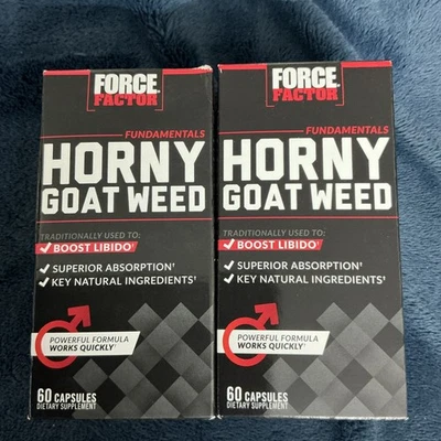 2xFundamentals, Horny Goat Weed, 60 cápsulas EXP 07/27 - Imagem 1 de 4