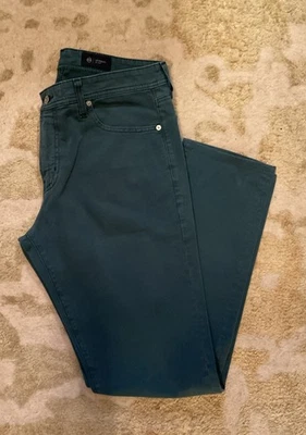 Pantalones AG Adriano Goldschmied Para Hombres 33x30 Tellis Modernos Pierna Ajustada Algodón Suave Foto 1 de 4