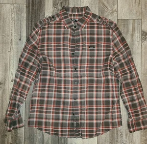 Herren WILLIAM RAST kariertes Western Langarm Hemd mit Knopfleiste Large selten Vintage - Bild 1 von 7