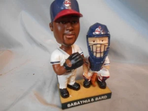 CC Sabathia & Bard The Battery Cleveland Indians Bobbleheads - Foto 1 di 4