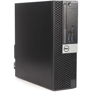 Dell Desktop Computer SFF 8GB 500GB HD Windows 10 PC DVD, Wi-Fi - Picture 1 of 6