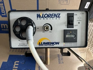W Lorenz Surgical Lumenon Xenon Light System 88-6000 & Headlight Lamp Free Ship - Picture 1 of 11