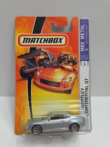 MATCHBOX # 1 SILVER BENTLEY CONTINENTAL GT - Picture 1 of 7