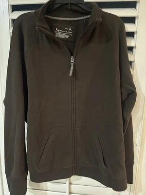 Mujer TEK GEAR Marrón Cremallera Sudadera Con Bolsillos Cálido Invierno Suéter XL Foto 1 de 2