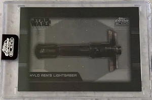 2024 Star Wars Topps Chrome Black Kylo Ren Lightsaber DD-9 - Picture 1 of 1