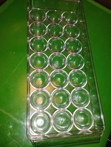 Klar Acryl 21 Eier Aufbewahrung Tablett - Bild 1 von 3