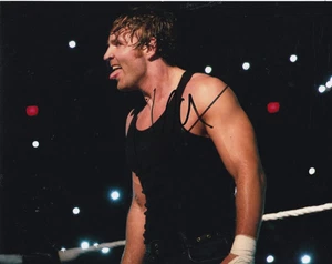 Dean Ambrose (WWE)   **HAND SIGNED**  8x10 photo  ~ Jon Moxley AEW  ~  AUTOGRAPH - Picture 1 of 1