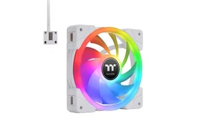 Thermaltake SWAFAN EX14 RGB White PC Cooling Fan TT Premium Edition 3 Pack - Photo 1/10