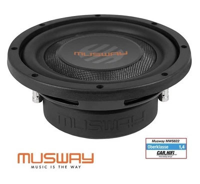 MUSWAY MWS822 FLAT Subwoofer 20 cm (8") woofer piatto 500 Watt - Immagine 1 di 4