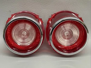 1965 Chevrolet Bel Air Back-Up Lamp Lens Pair NORS (Exc. Station Wagon) - Picture 1 of 13