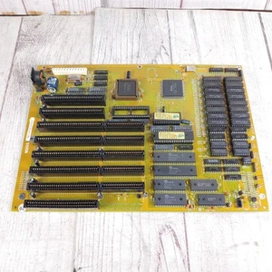 80286 Motherboard PCChips M205 with CPU - HT03492 - 253492 AMD Need Cap Replaced - Picture 1 of 7