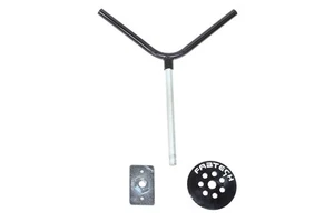 Fabtech FTT10001BK Universal Spare Tire Flat Mount for Truck Beds - Picture 1 of 5