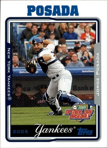 2005 Topps Opening Day New York Yankees Baseball Card #132 Jorge Posada