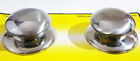 New 2Pcs Silver Pot/Pan All Metal Lid Cover Handle Replacement Knobs Cookware UK