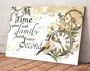 Vintage Style - Family Wall Art - Living room Home Decor, Housewarming Gifts - Picture 1 of 6