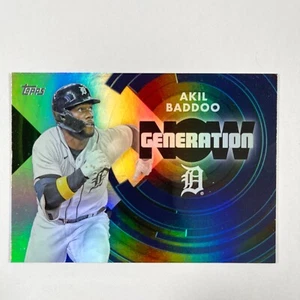 2022 Topps Generation Now #GN-41 Akil Baddoo Detroit Tigers Baseball Card - Picture 1 of 2