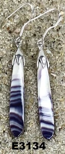 E3134 Wampum Earrings - Picture 1 of 1