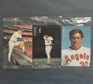1992 & 1990 Nolan Ryan Mother's Cookies Baseball Cards SEALED #1 #3 and #2 of 4